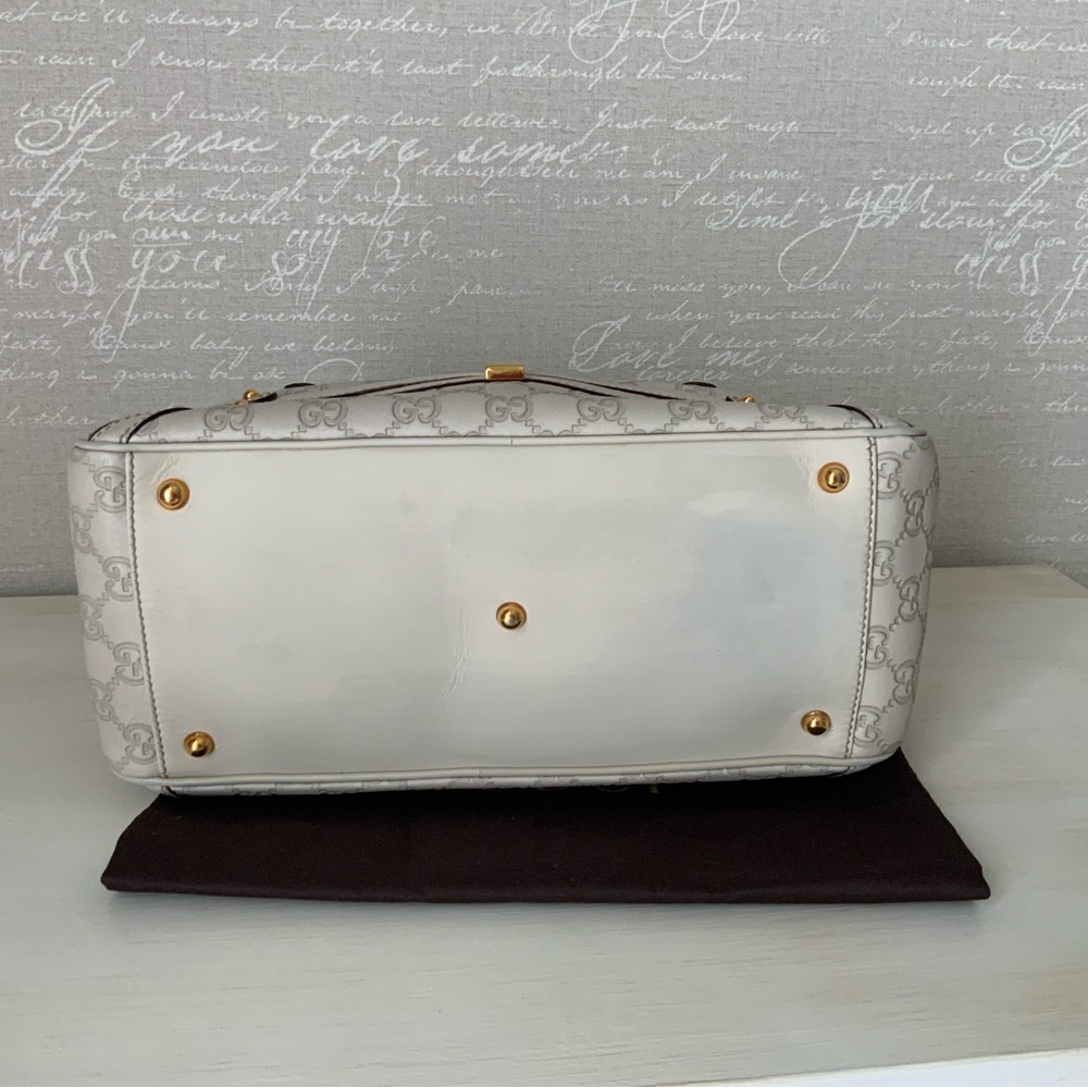 Gucci monogram horsebit  wave medium shoulder bag - Picture 10 of 16